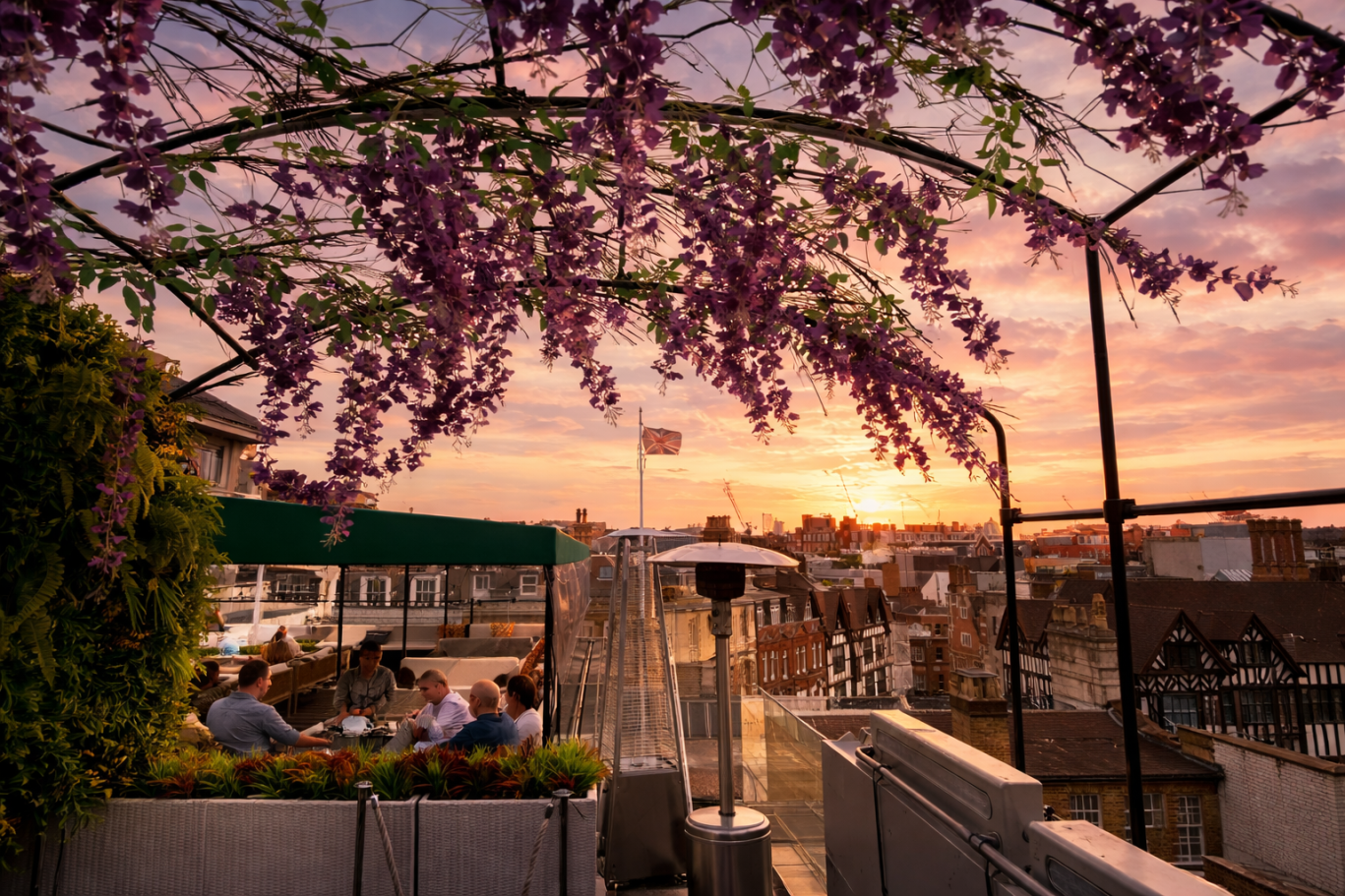 Soho Sky Terrace – Sun down
